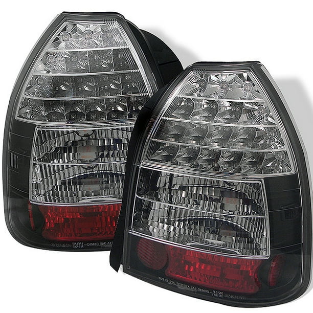 96-00 Honda Civic Hatchback Rear Brake Light Bulbs Pair of Stop Tail Light
